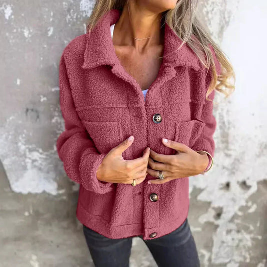 Moderns silts džemperis ar pogām