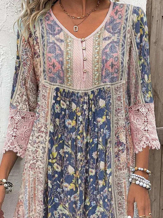 Eleganta boho kleita