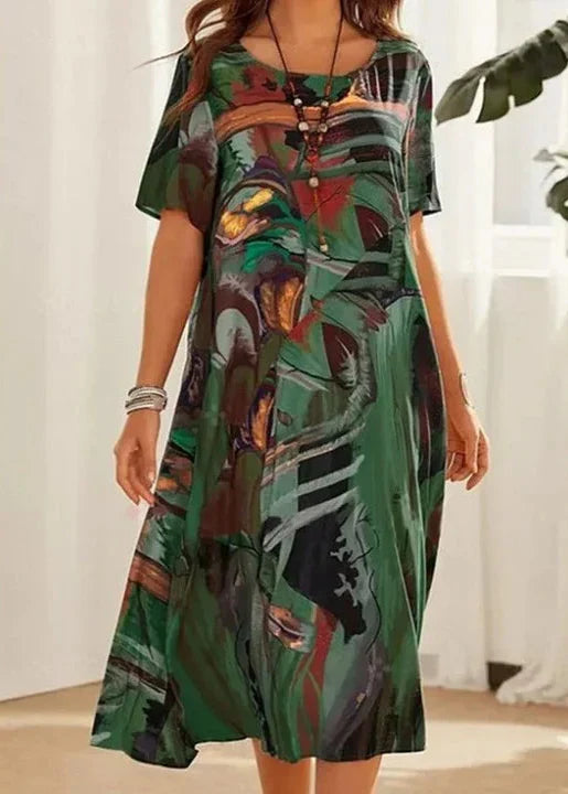 Modes kleita ar ikdienas apdruku