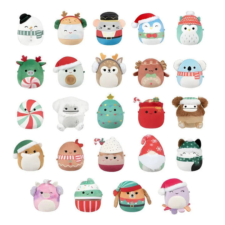 🎄Ziemassvētku Adventes kalendārs ar plīša lellēm
