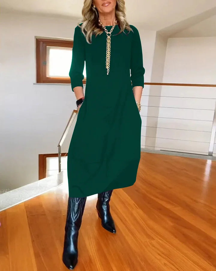 Eleganta ikdienas kleita
