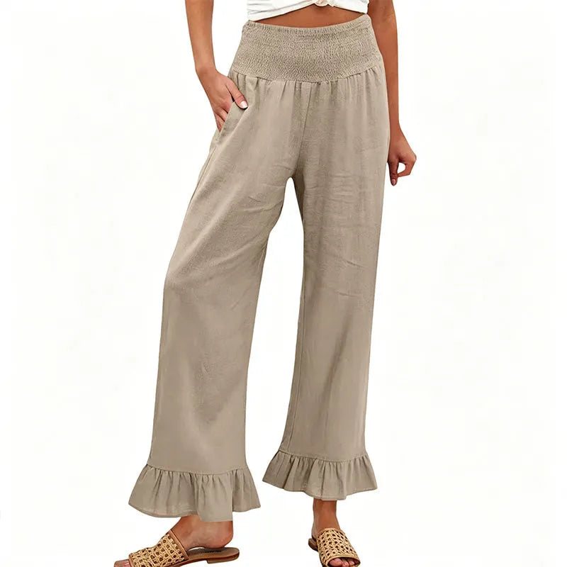 Sieviešu boho stila bikses