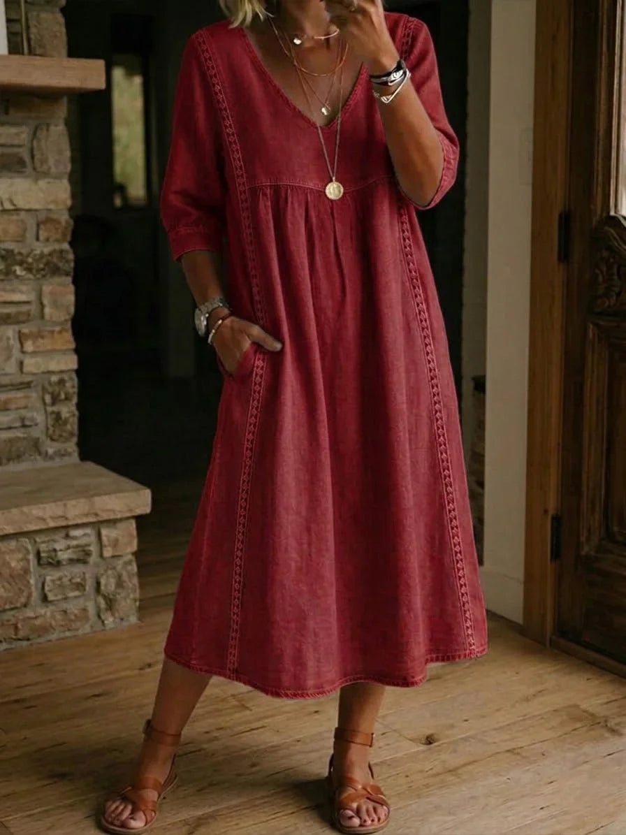 Brīvi krītoša kleita visiem gadījumiem