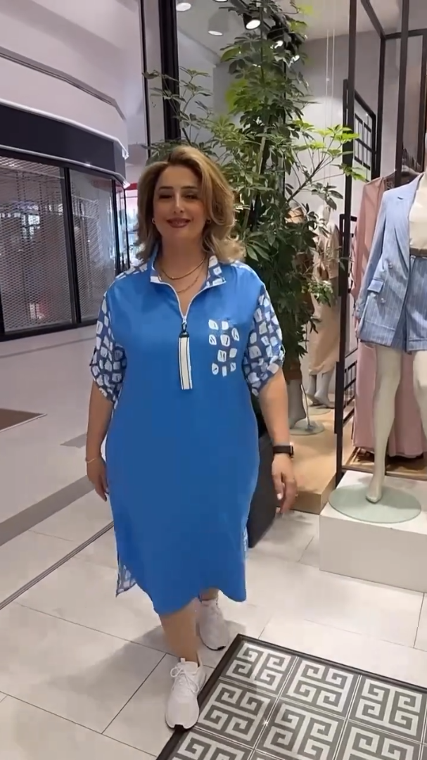 Jauna, eleganta kleita ar rāvējslēdzēju
