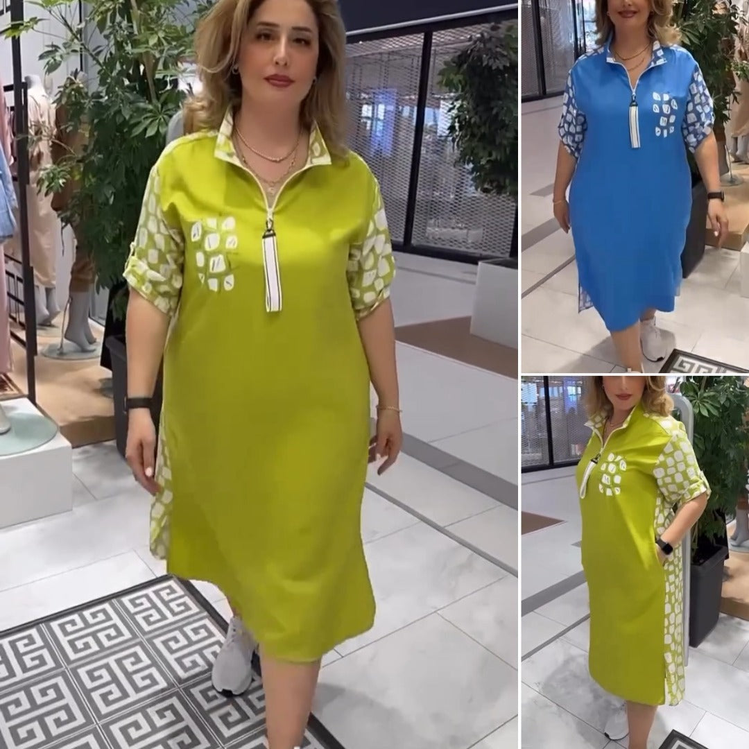 Jauna, eleganta kleita ar rāvējslēdzēju