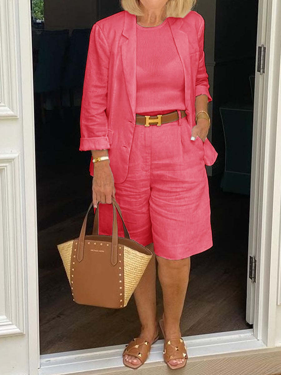 Divdaļīgs kokvilnas brīvā laika kostīms