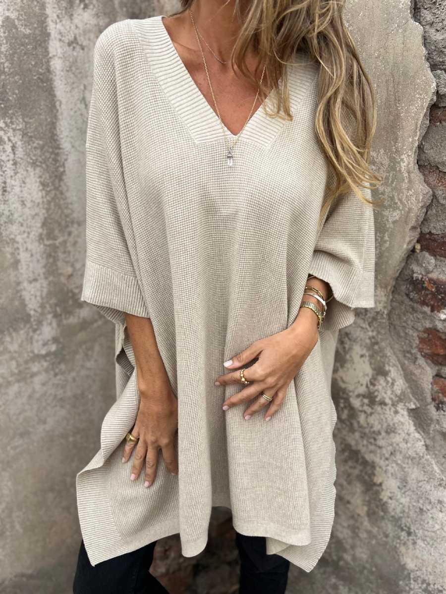 Sieviešu džemperis-pončo