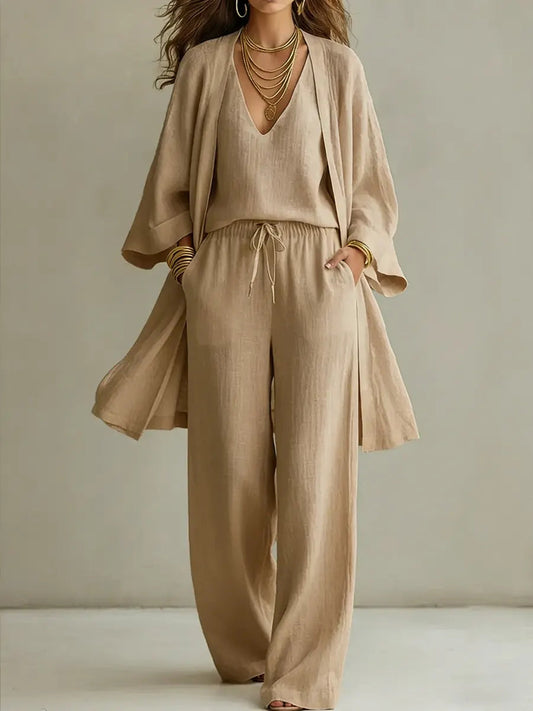 Ikdienas trīsdaļīgs komplekts