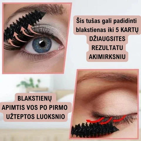 Ūdensizturīga skropstu tuša XXL