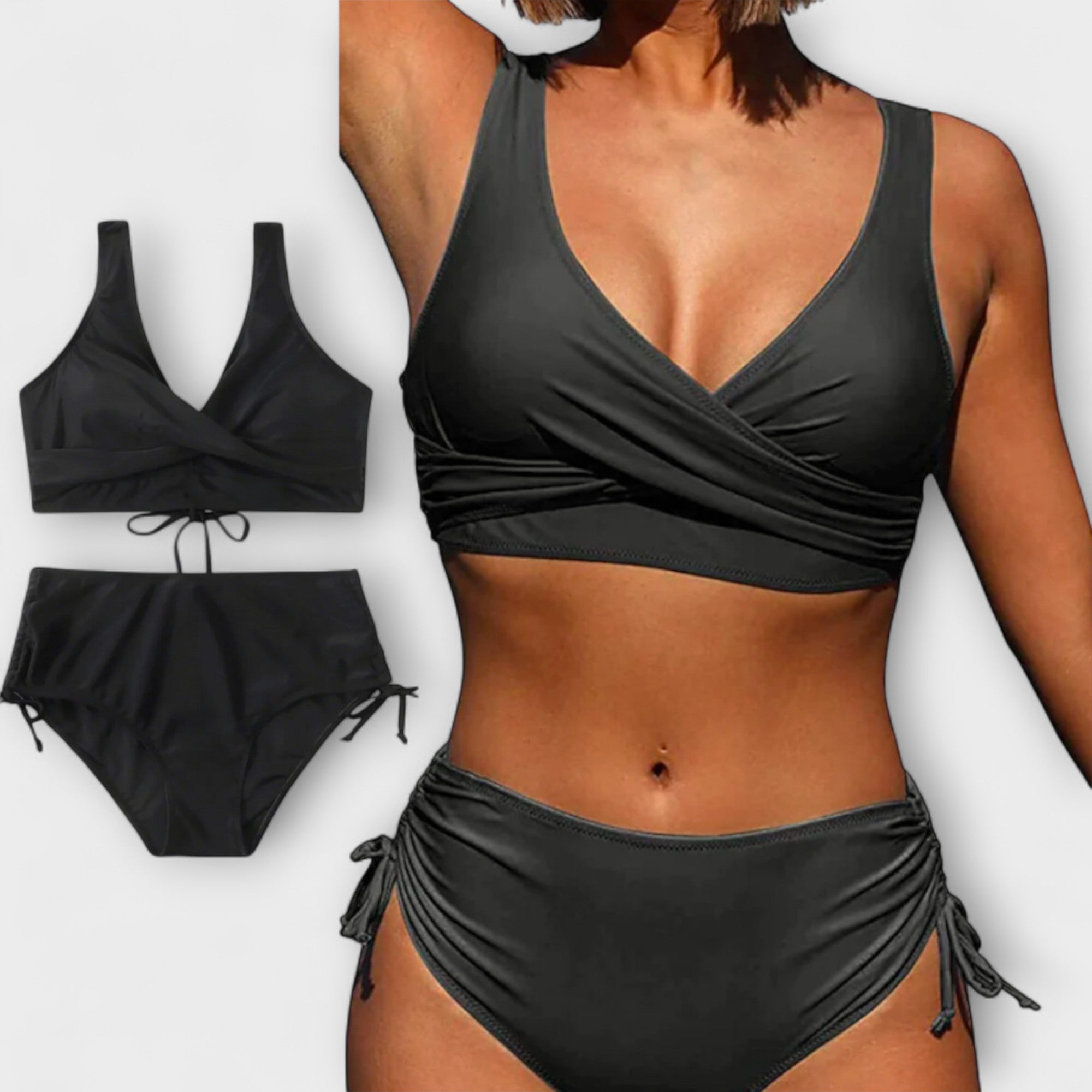 Sieviešu stilīgs divdaļīgs bikini
