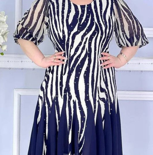 Zebras raksta kleita