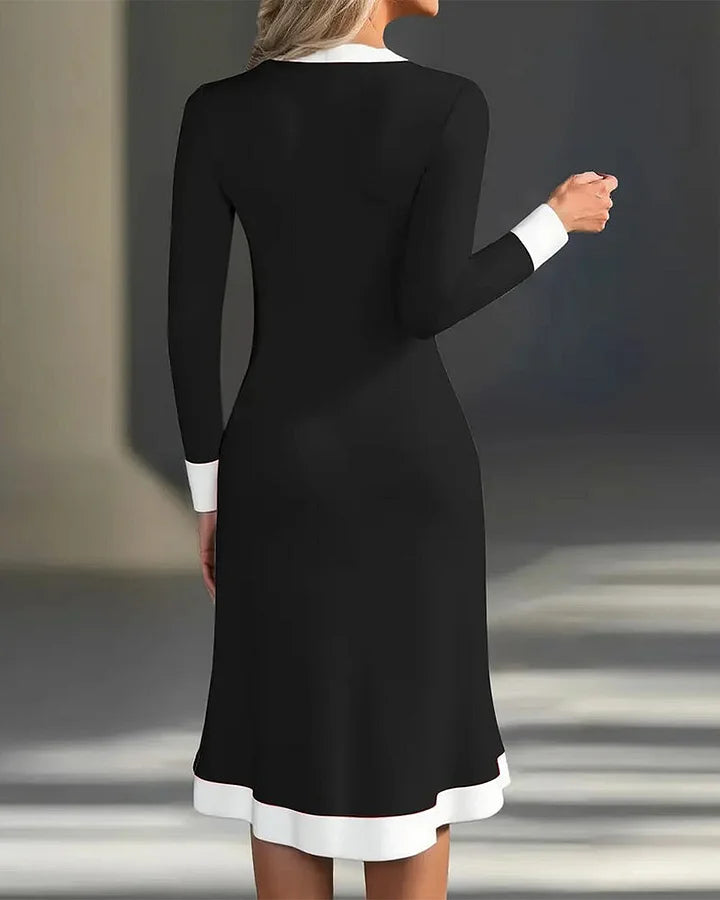 Eleganta kleita ar garām piedurknēm