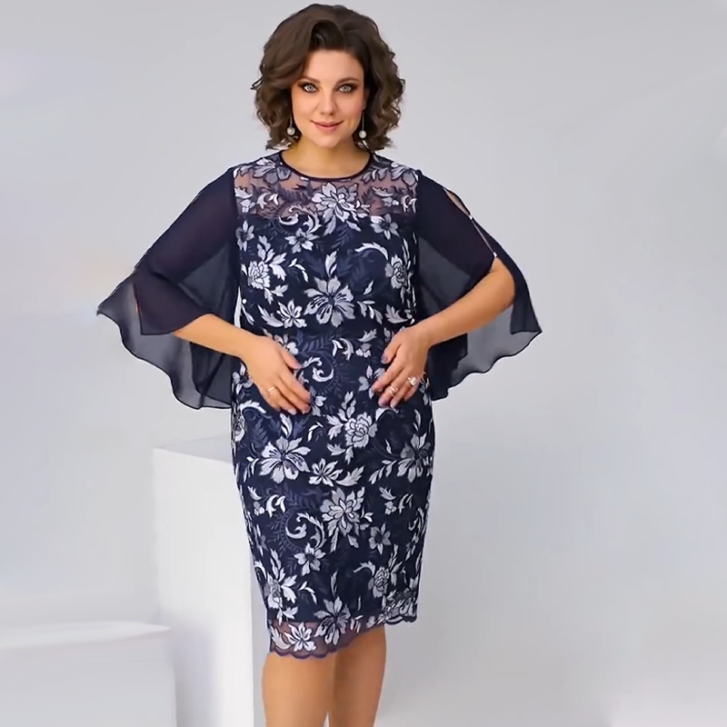 ✨Sieviešu midi kleita ar ziedu rakstu