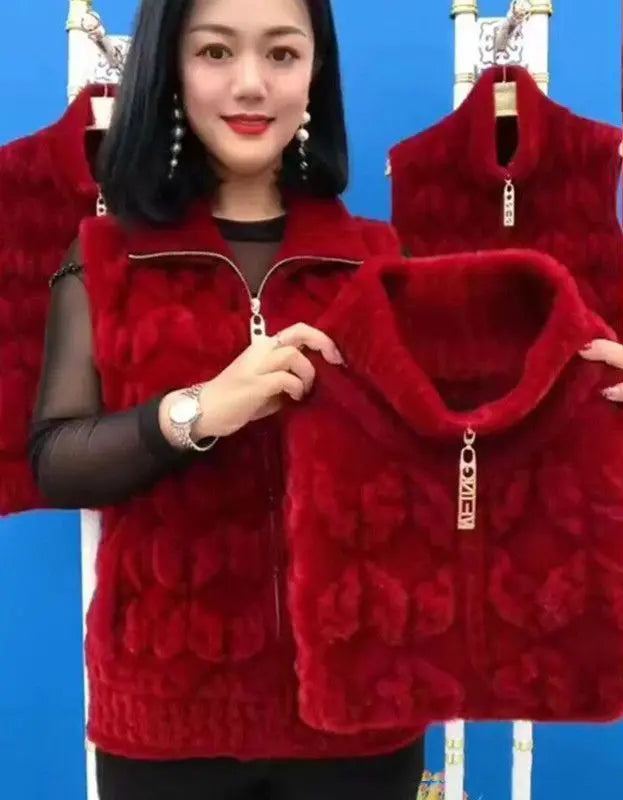 Kažokādas veste sievietēm