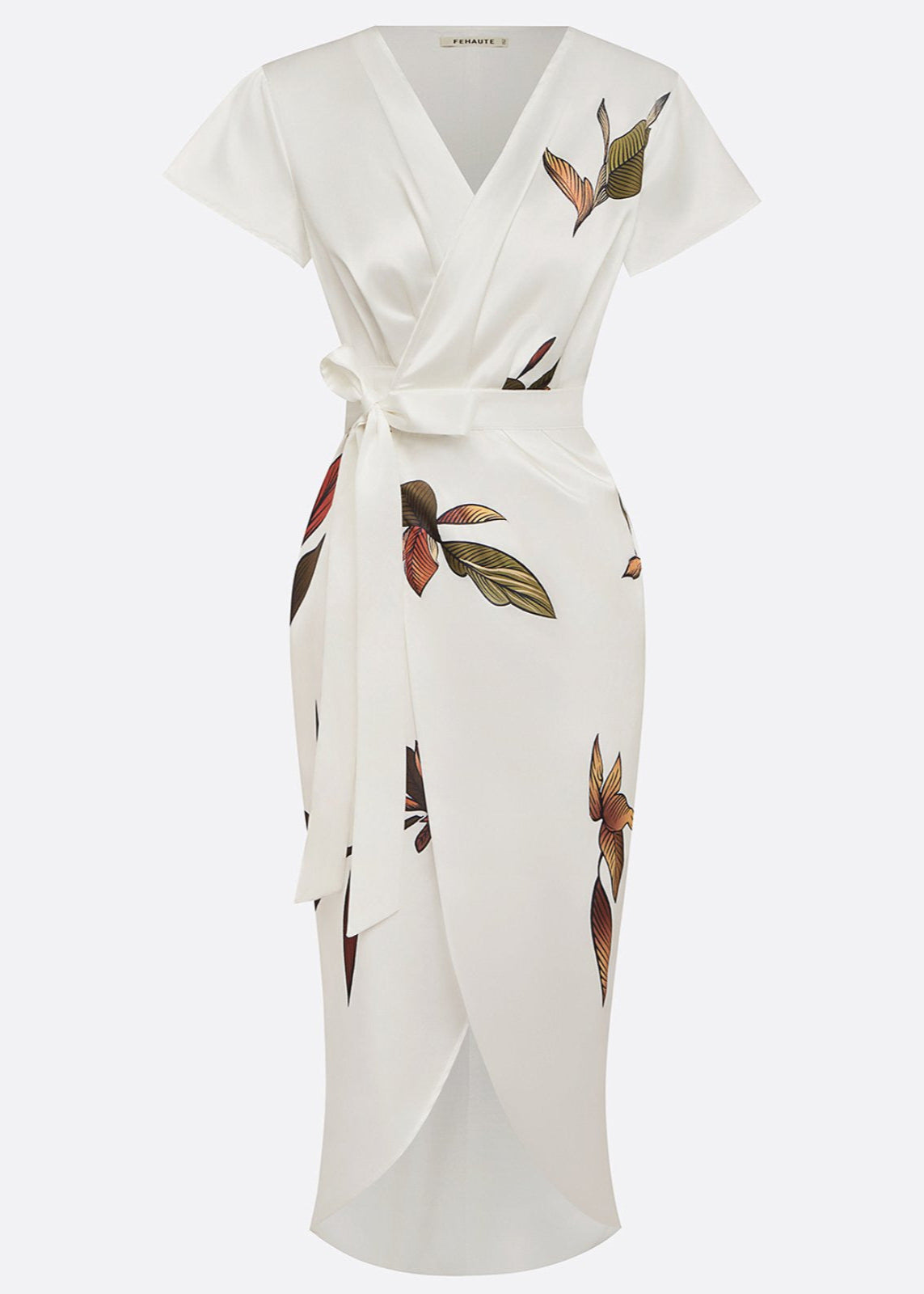 Eleganta kleita ar lapu rakstu