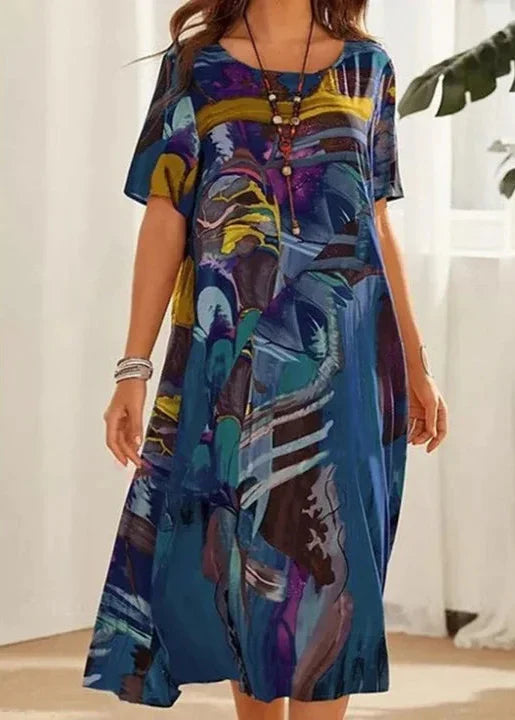 Modes kleita ar ikdienas apdruku