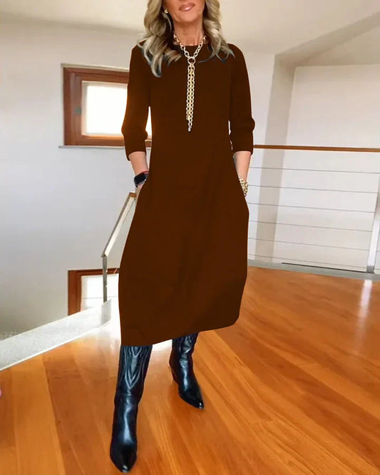 Eleganta ikdienas kleita