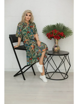 žaliai marga
