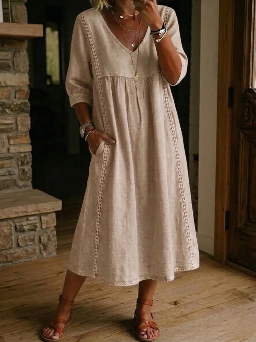 Brīvi krītoša kleita visiem gadījumiem