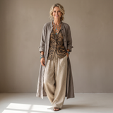 Boho smilšu-pelēka