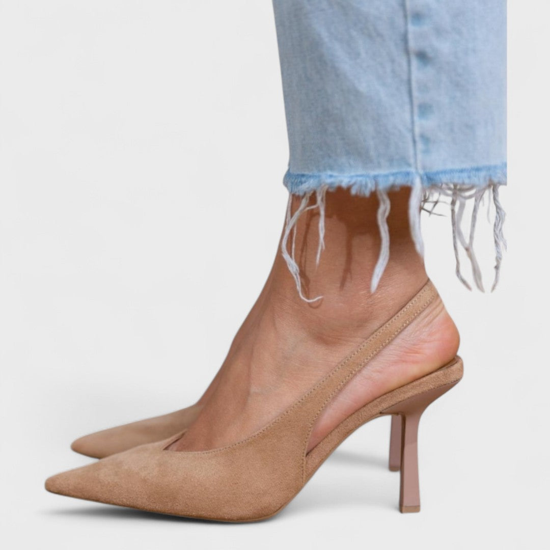 Sieviešu slingback augstpapēži