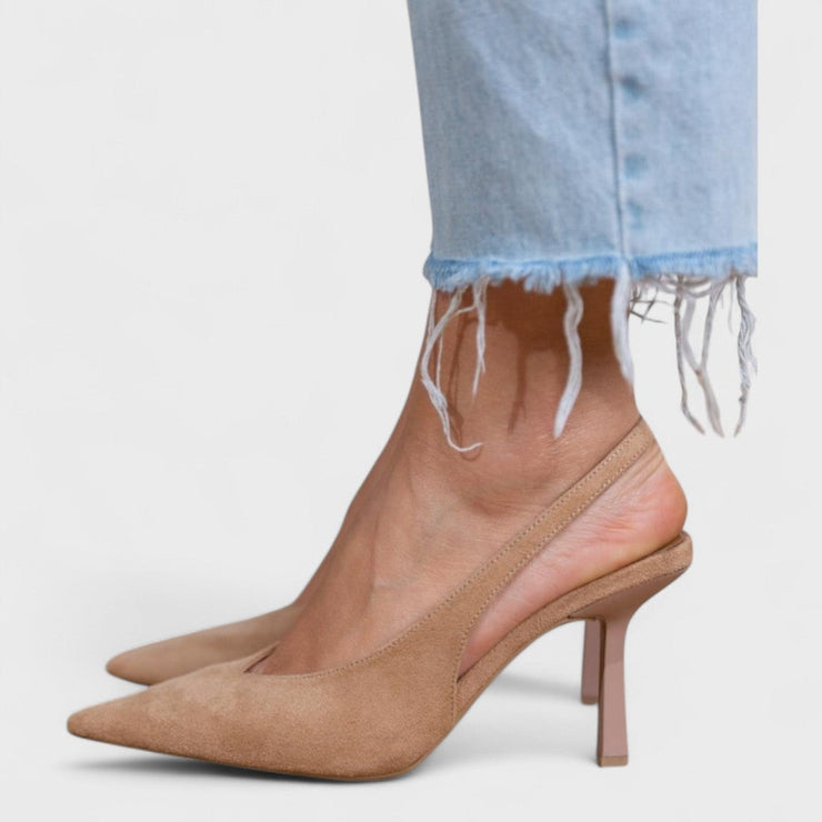 Sieviešu slingback augstpapēži