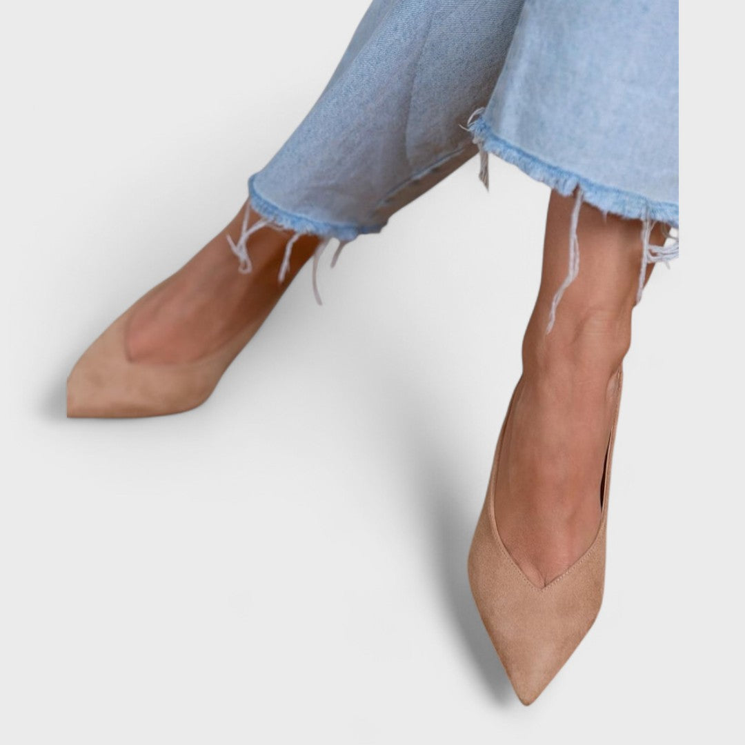 Sieviešu slingback augstpapēži