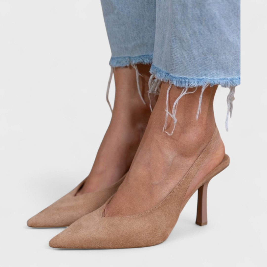 Sieviešu slingback augstpapēži