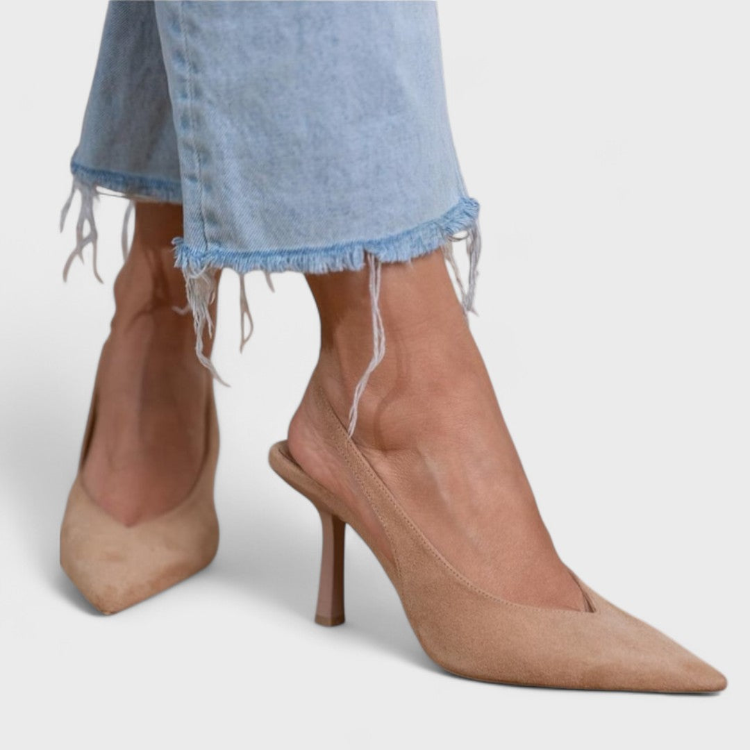 Sieviešu slingback augstpapēži